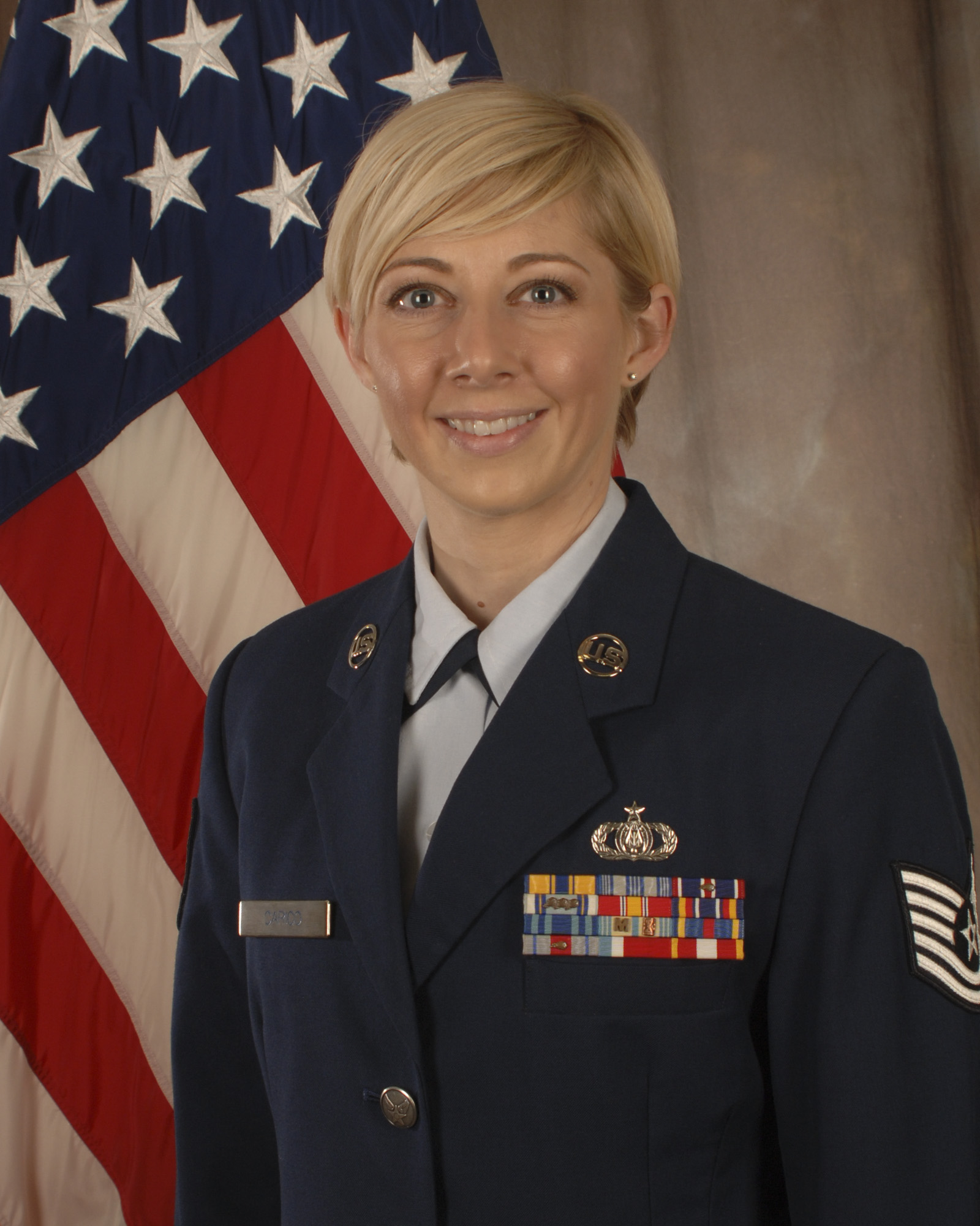 Technical Sergeant Traci Carico, First Sergeant of the Air National Guard Band of the South