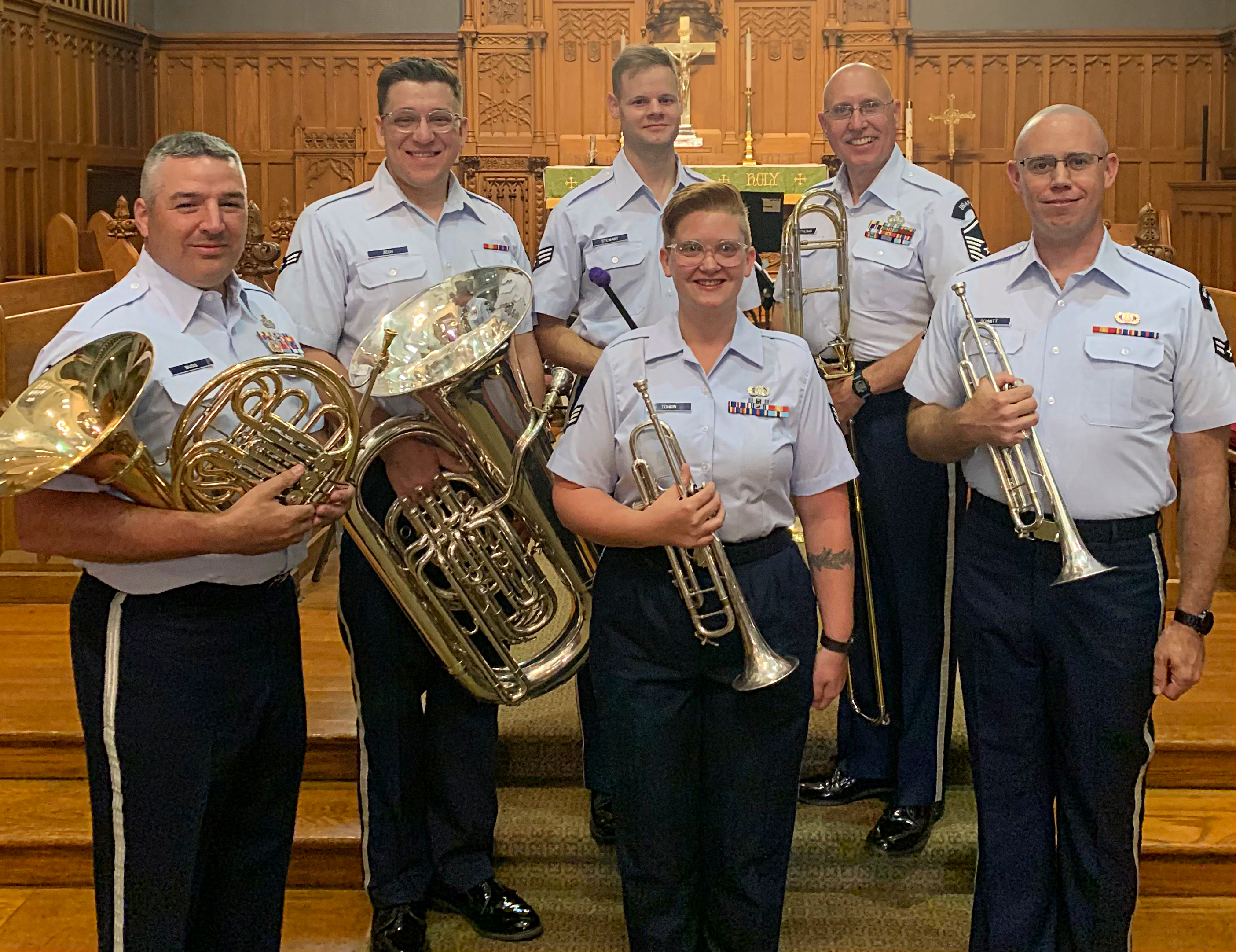 Brass in Blue