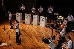 Band of Mid-America "Shades of Blue" performing